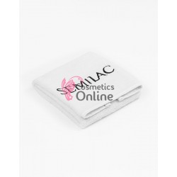 Prosop din bumbac cu broderie Semilac alb 30 x 50 cm